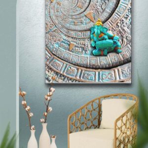 Spiral Devotion Ganesha Roller Blind