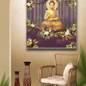 Buddha Blossom Roller Blind