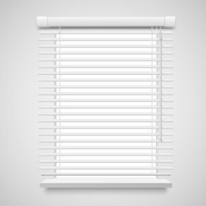 Pure White Venetian Indoor Roman Blind